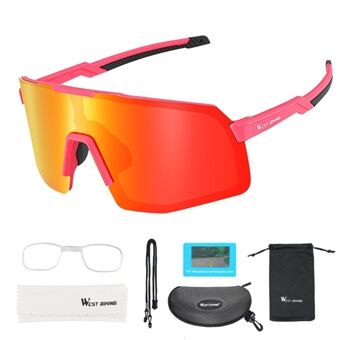 WEST BIKING Polarized Lens Sykkelbriller MTB Road Bike Anti-UV solbriller