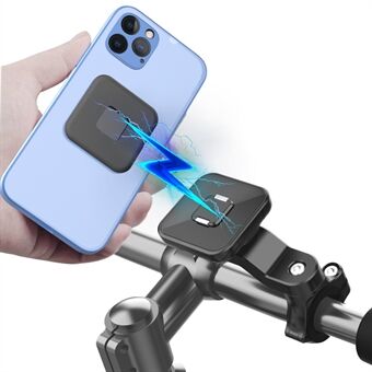 HL-148A Motorsykkel Ryggespeil Smartphone Holder Brakett Magnetisk rotasjon GPS Motorsykkel telefonfeste