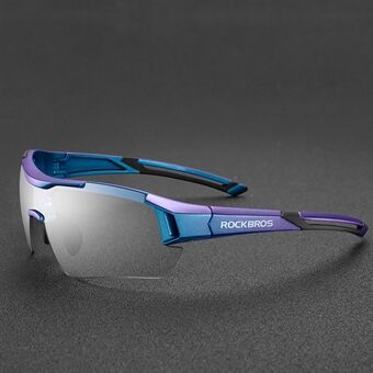 ROCKBROS Smart fargeskiftende briller med Myopia Frame Outdoor Sports sykkelbriller
