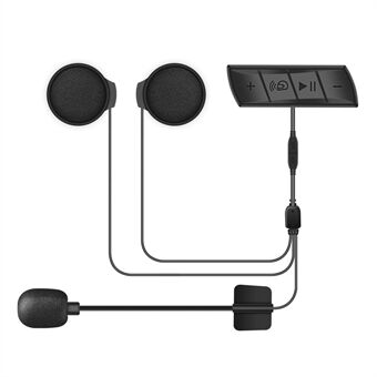 M7 trådløs hodetelefon Bluetooth 5.0 hjelmhodesett Stereolyd Vanntett autosvar-øretelefon med FM-radio