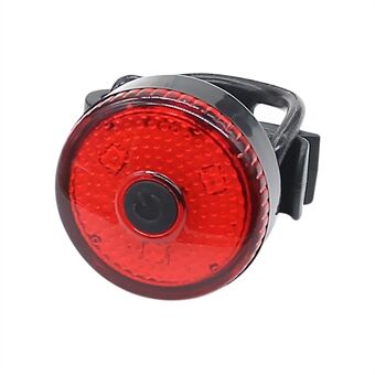 Sykkellys USB oppladbart LED-lys bak LED-baklys for sykkel med 3 lysmoduser - rød