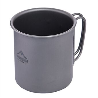 WIDESEA WSTT-300ML kopper av titanlegering 300 ml Outdoor Camping Vandring Vann Te Kaffekopp kopp (Ingen FDA-sertifisering, BPA-fri)