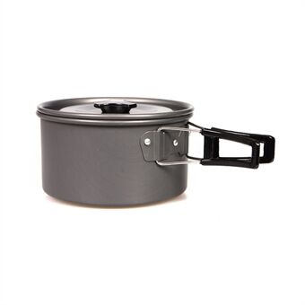 HALIN kokekar kokekar Camping piknik Outdoor panne potte tekanne ryggsekkutstyr (BPA-fri, ikke FDA-sertifisert), størrelse: M