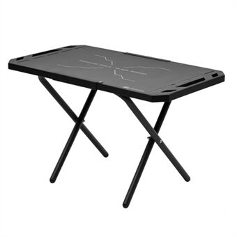 SHINETRIP A446-H00 Outdoor camping sammenleggbart bord Bærbart lite skrivebord Taktisk bord i rustfritt Steel for piknikgrill