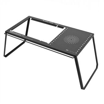 SHINETRIP A440-H00 Outdoor Camping IGT-bord Bærbart sammenleggbart bord Steel Piknikbord (uten nettbrett)