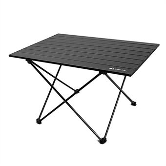 SHINETRIP A292-G0L Aluminiumslegeringsbord Bærbart sammenleggbart campingbord for Outdoor , størrelse L - svart