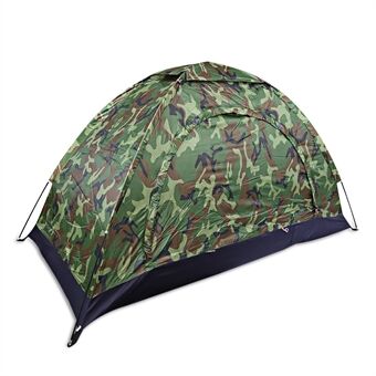 1-2 person anti-UV Outdoor vindtett telt for camping fiske klatring - kamuflasje