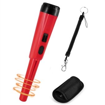 Handheld Metal Detector Pinpointer Portable Pin Pointer Wand Search Treasure Finder Probe with LCD Display for Adults Kids (No Battery, No Waterproof Bag)