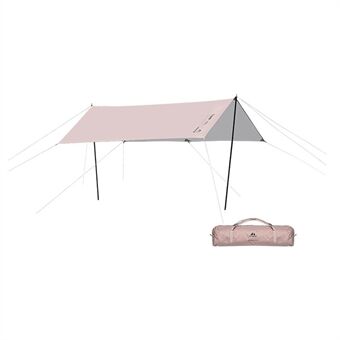 SHINETRIP A463-M00 Outdoor Camping Telt Tarp Anti-UV Baldakin 210D Sølvbelagt Oxford Cloth Sun Shelter, størrelse M - Gull