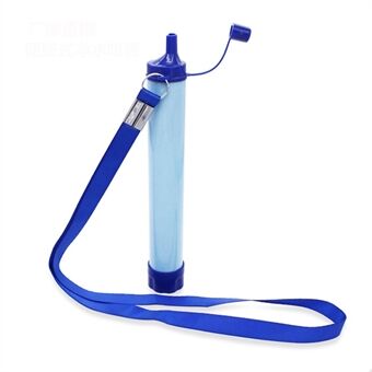 K8612 BPA Free Outdoor Survival Mini Water Purifier Camping Vandring Portable Water Straw Filter (FDA-sertifisert)