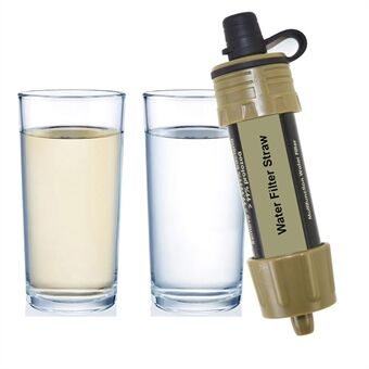 K8625 BPA-fri Outdoor vannfilter - Vannfiltreringssystem - Vannrenser - FDA-sertifisert - Svart/grønn