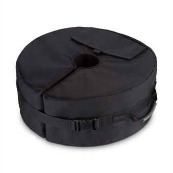 KG0043 Paraply Base Weight Bag Heavy Duty Rund Sandbag Support Bag for Cantilever Patio Paraply