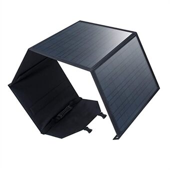 80W sammenleggbart Solar Outdoor 4-foldbar hurtigladende Solar Telefon strømbank