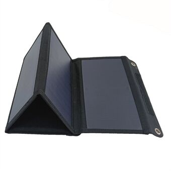 HY-SP28 28W Solar 4-foldbar USB hurtiglading Type-C Solar Powerbank for Outdoor camping