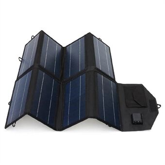 50W monokrystallinsk Solar bærbar sammenleggbar Solar Mobiltelefon Power Bank for camping fotturer