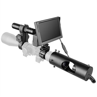 G1 5-inch Screen Digital Night Vision Set with Flashlight, Camera Lens, Mount Bracket Infrared Night Vision (No Battery)