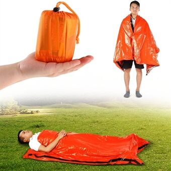 Bærbar Outdoor nødsovepose termisk PE-overlevelsespose for campingreiser
