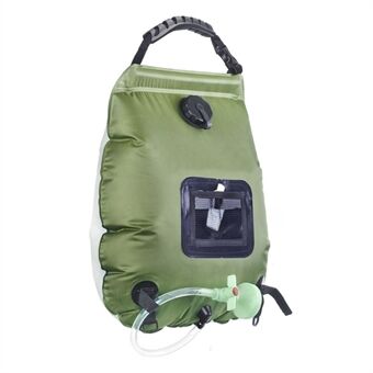 For Outdoor camping 20L Bærbar dusj med stor kapasitet Sunshine Heat Water Bag