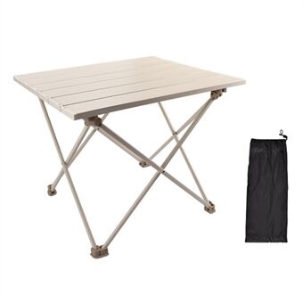 HALIN 39,5x34x32,5 cm Sammenleggbar bord, aluminiumslegering bord for utendørs camping og BBQ, størrelse S.