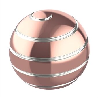 40 mm Silver Line Design Avtakbar blank gyroskopisk spinnende ball Desktop Rund Ball Gyro fingertupp dekompresjonsleketøy