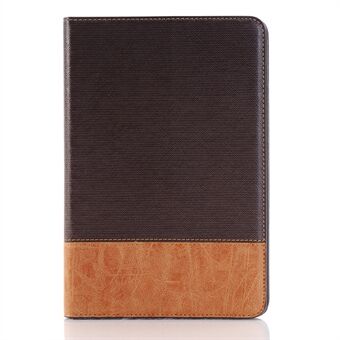 Cross Texture Contrast Color for iPad mini 4 Leather Cover Lommebokveske