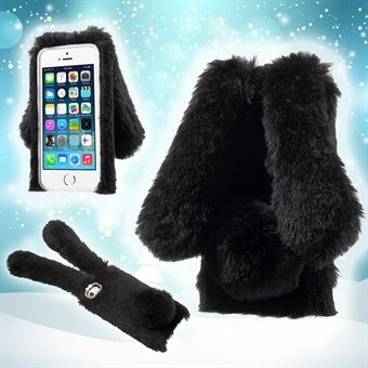 Bunny Shape Warm Fur TPU-deksel til iPhone iPhone 5 / iPhone 5S / iPhone SE 2013