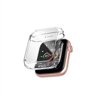 TPU rammedeksel med herdet glass skjermbeskytter for Apple Watch Series 6/5/4 / SE 44mm