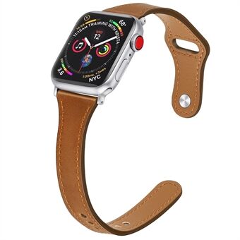 Ekte skinn Smart klokkerem til Apple Watch Series 6 / SE / 5/4 40mm / Series 3/2/1 Watch 38mm