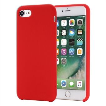 Edge Wrapped Liquid Silicone Phone Protection Case Cellphone Shell for iPhone 7 / iPhone 8 / iPhone SE 2020/2022