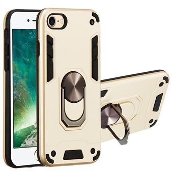 Rotating Kickstand Detachable 2-in-1 Plastic + TPU Hybrid Phone Case Cover for iPhone 7 / 8 / SE (2020) / SE (2022) 4.7 inch