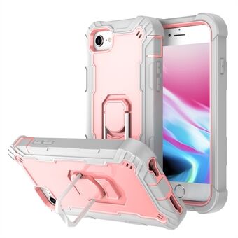 Dual Color Shockproof Hybrid Phone Case med innebygd kickstand-design for iPhone 7 / iPhone 8 / iPhone SE 2020/2022