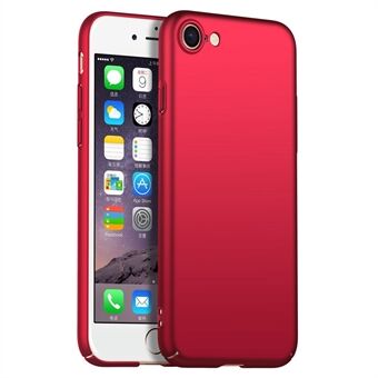 For iPhone SE (2020) / (2022) / 8 / 7 4,7 tommer ensfarget ultratynt mobiltelefondeksel Støtsikkert anti-fingeravtrykk beskyttende hardt PC-telefondeksel