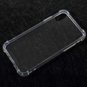 Drop-Proof Clear Acrylic Back + TPU Edge Hybrid Case for iPhone X / XS 5.8inch - Gjennomsiktig