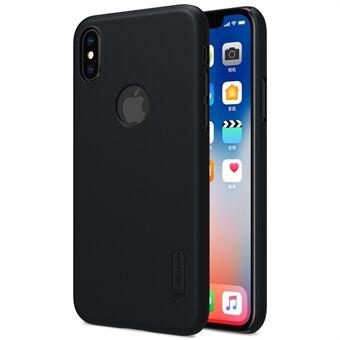 NILLKIN Super Frosted Shield PC Phone Case for iPhone X / XS (Med LOGO Cutout)