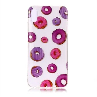 Pattern Printing IMD TPU Soft Phone Cover for iPhone XS/X 5.8 inch