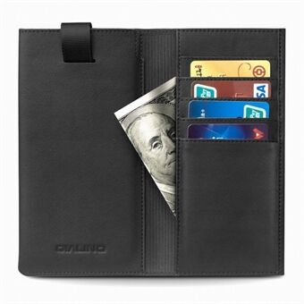 QIALINO Cowhide Leather Pouch Wallet Phone Cover for iPhone XR 6.1 inch