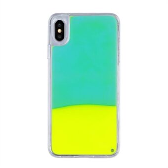 For Phone X/XS 5.8 inch Luminous Dynamic Quicksand Hybrid Case Phone Cover