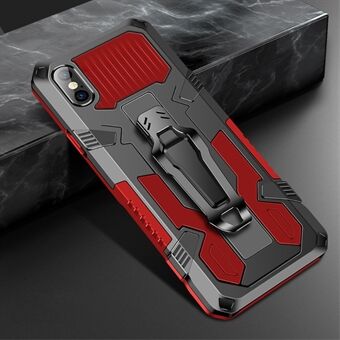 Plastic + TPU Hybrid Phone Case with Kickstand for iPhone XS / X 5.8-inch
