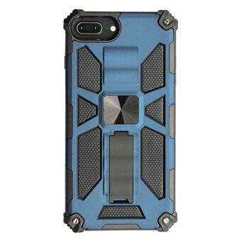 Kickstand Armor Dropproof PC TPU Hybrid Case with Magnetic Metal Sheet for iPhone 6 Plus / 7 Plus / 8 Plus 5.5-inch