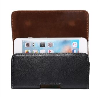 Genuine Leather Holster Pouch for iPhone 6s Plus / Huawei P9 Plus, Size: 160 x 85 x 15mm