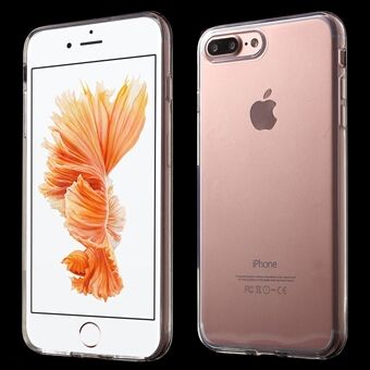 Clear Glossy Gel TPU-skin for iPhone 8 Plus / 7 Plus 5,5 tommer - Gjennomsiktig