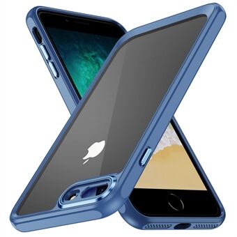 For iPhone 7 Plus / 8 Plus Klart bakdeksel Akryl + TPU-design Fallforebyggende telefondeksel