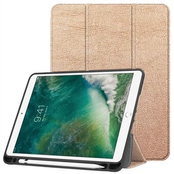 Tri-fold Stand Smart nettbrettetui i skinn med pennespor for iPad 9,7-tommer (2018) / 9,7-tommer (2017)