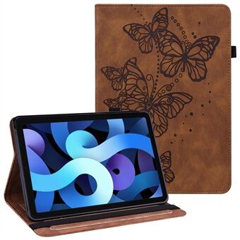 Imprinting Butterflies Auto Wake / Sleep PU Leather Tablet Case Cover med kortspor for iPad 9,7-tommers (2018) / (2017) / iPad Air 2 / iPad Air (2013)