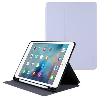 X-LEVEL Folio Stand Litchi Texture PU Leather Auto Wake / Sleep Cover med blyantholder for iPad 9,7-tommer (2017) / (2018) / Air (2013) / Air 2 / iPad Pro 9,7 tommer (2016)