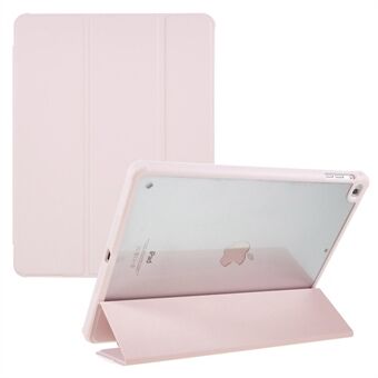 For iPad Air (2013) / Air 2 / iPad 9,7-tommers (2017) / (2018) Tri-fold Stand Auto Wake and Sleep PU-skinn + TPU + Akryl Tablet Slim Case Støtsikkert deksel