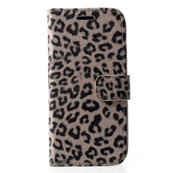 Leopard Pattern Wallet Stand Leather Phone Case for iPhone XR 6.1 inch