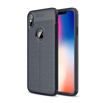 Litchi Skin Soft TPU Protection Case for iPhone XS Max 6.5 inch