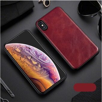 X-LEVEL Vintage Style PU Leather Coated TPU Protection Cover for iPhone XS Max 6.5 inch