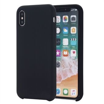 Edge Wrapped Liquid Silicone Deksel til iPhone XS Max 6,5 tommer